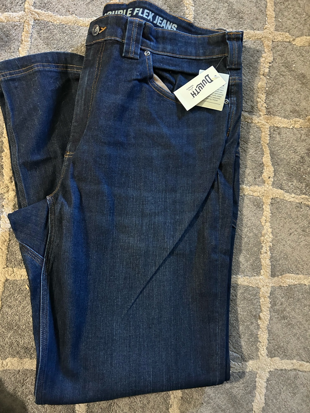 Duluth Trading Co Dark Blue Straight Jeans